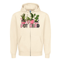 Sandshell pot head plants Zipper Hoodie - JahusDesignShop