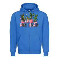 True Royal pot head plants Zipper Hoodie - JahusDesignShop