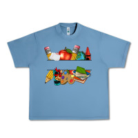Pebble Blue teacher name frame custom Urban Heavy Tee - texasbilliewilder