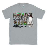 Heather Grey halloween vibes Classic Tee - CowhideDigitalArt