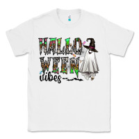 White halloween vibes Classic Tee - CowhideDigitalArt