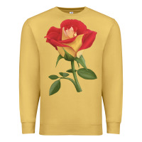 Antique Gold Ketchup And Mustard Rose Premium Sweatshirt - LillyAllenDesigns