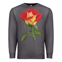 Charcoal Heather Ketchup And Mustard Rose Premium Sweatshirt - LillyAllenDesigns