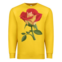 Lemon Ketchup And Mustard Rose Premium Sweatshirt - LillyAllenDesigns