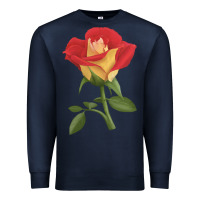 Navy Ketchup And Mustard Rose Premium Sweatshirt - LillyAllenDesigns