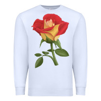 White Ketchup And Mustard Rose Premium Sweatshirt - LillyAllenDesigns