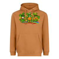 Meerkat st patricks day gnomes shamrock gold rainbow Heavyweight Hoodie - Artiststas