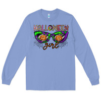 Colony Blue halloween girl Long Sleeve Tee - CowhideDigitalArt