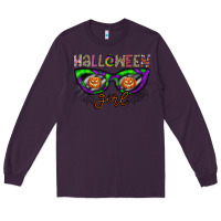 Plum halloween girl Long Sleeve Tee - CowhideDigitalArt