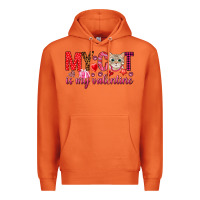 Carrot my cat is my valentine Premium Hoodie - NancyCooperArtShop