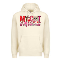 Sandshell my cat is my valentine Premium Hoodie - NancyCooperArtShop