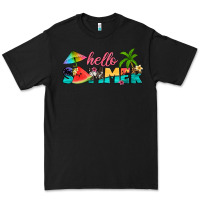 Black hello summer Premium Tee - Artiststas
