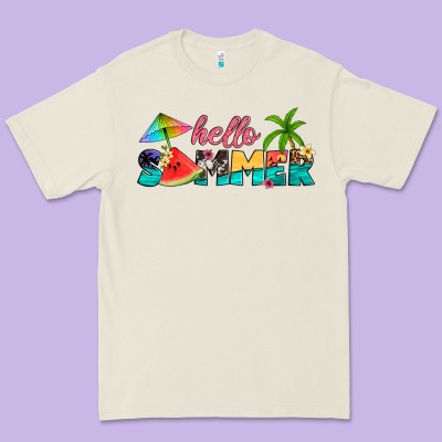 Hello Summer Premium Tee Designed By Artiststas