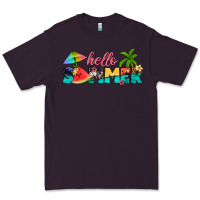 Plum hello summer Premium Tee - Artiststas