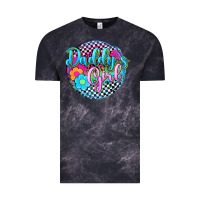 Cloud Black daddy's girl Vintage Tee - Zillion Design Studio