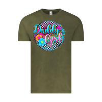 Vintage Olive daddy's girl Vintage Tee - Zillion Design Studio