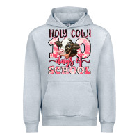 Heather Grey holy cow 100 days of school Urban Hoodie - LillyAllenDesigns