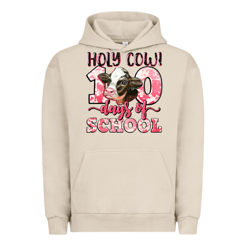 Holy Cow 100 Days Of School Urban Hoodie by LillyAllenDesigns | Teevron