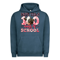 Pigment Midnight Navy holy cow 100 days of school Urban Hoodie - LillyAllenDesigns