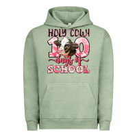Pigment Oil Green holy cow 100 days of school Urban Hoodie - LillyAllenDesigns