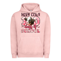 Pigment Salmon holy cow 100 days of school Urban Hoodie - LillyAllenDesigns