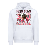 White holy cow 100 days of school Urban Hoodie - LillyAllenDesigns