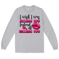 Moon Dust i wish i was kissing you instead of missing you Long Sleeve Tee - FaDigitalArtStudio