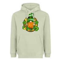 Matcha st patricks day gnomes horseshoe shamrock gold Heavyweight Hoodie - Artiststas