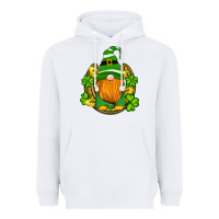 St Patricks Day Gnomes Horseshoe Shamrock Gold Heavyweight Hoodie | Teevron