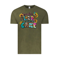 Vintage Olive spoiler alert i don't care Vintage Tee - Zillion Design Studio