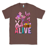 Chestnut he is alive easter Classic Tee - Neo Western