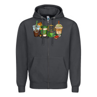 Smoke lawyer coffee cups Zipper Hoodie - AdoDesignShop