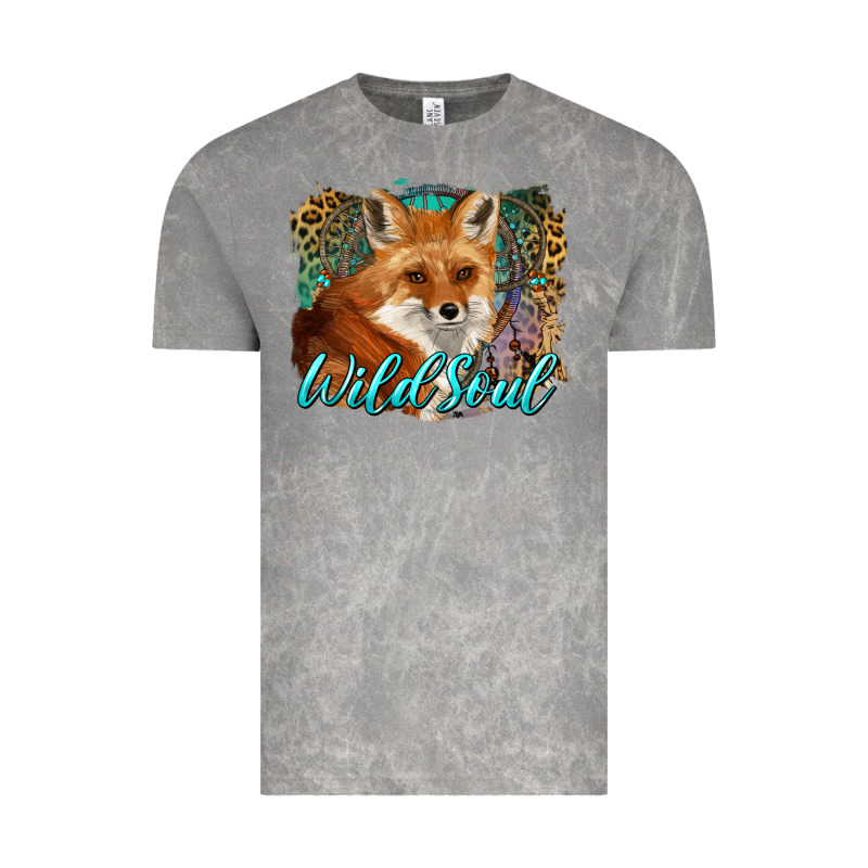 Wild Soul Fox With Dream Catcher Vintage Tee by BarkalooDesign | Teevron