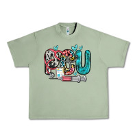Oil Green pcu Urban Heavy Tee - Zillion Design Studio