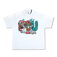 White pcu Urban Heavy Tee - Zillion Design Studio