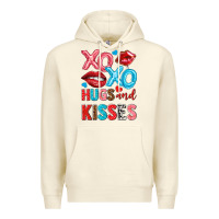 Sandshell xo xo hugs and kisses Premium Hoodie - NancyCooperArtShop