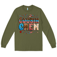 Army Green Cousin crew Long Sleeve Tee - Neo Western