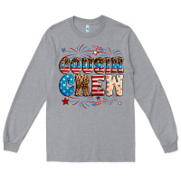 Heather Grey Cousin crew Long Sleeve Tee - Neo Western