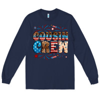 Navy Cousin crew Long Sleeve Tee - Neo Western