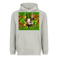 Moon Dust st patricks day cow Heavyweight Hoodie - Artiststas