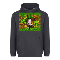Smoke st patricks day cow Heavyweight Hoodie - Artiststas