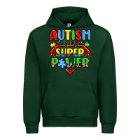 Forest Green autism is my superpower Urban Hoodie - LillyAllenDesigns