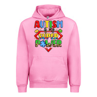 Fuchsia Pink autism is my superpower Urban Hoodie - LillyAllenDesigns