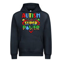 Navy autism is my superpower Urban Hoodie - LillyAllenDesigns