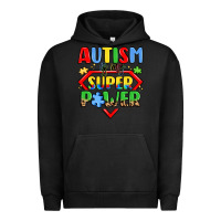 Pigment Black autism is my superpower Urban Hoodie - LillyAllenDesigns