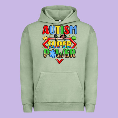 Autism Is My Superpower Urban Hoodie Designed By Lillyallendesigns