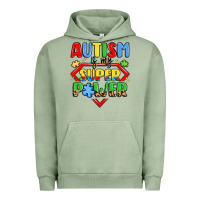 Pigment Oil Green autism is my superpower Urban Hoodie - LillyAllenDesigns