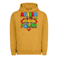 Pigment Peanut Butter autism is my superpower Urban Hoodie - LillyAllenDesigns