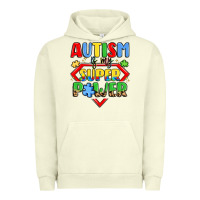 Pigment Pistachio autism is my superpower Urban Hoodie - LillyAllenDesigns