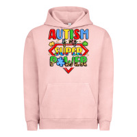 Pigment Salmon autism is my superpower Urban Hoodie - LillyAllenDesigns